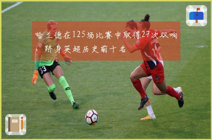 哈兰德在125场比赛中取得27次双响，跻身英超历史前十名