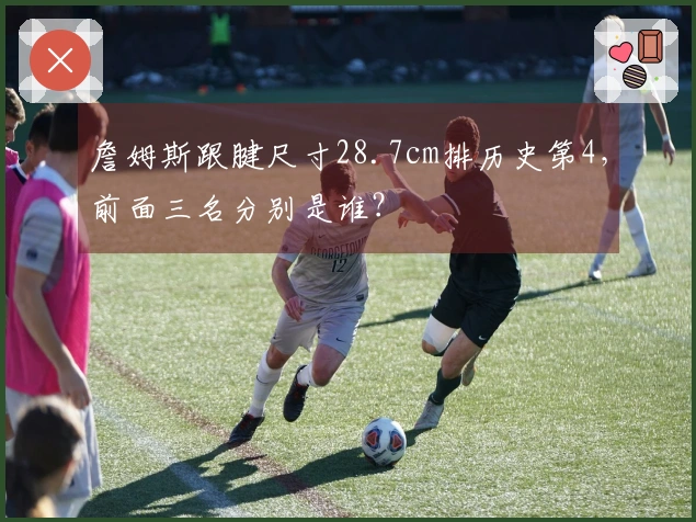詹姆斯跟腱尺寸28.7cm排历史第4，前面三名分别是谁？